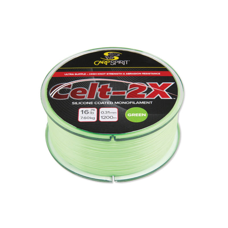 CARP SPIRIT CELT-2X HI VIS GREEN 0,26MM 1600M