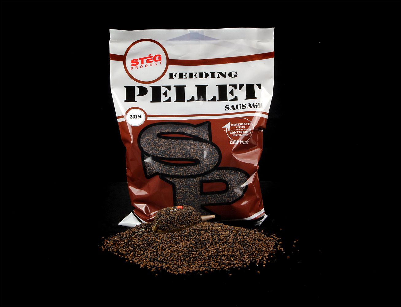 STÉG PRODUCT FEEDING PELLET 2mm SAUSAGE 800gr