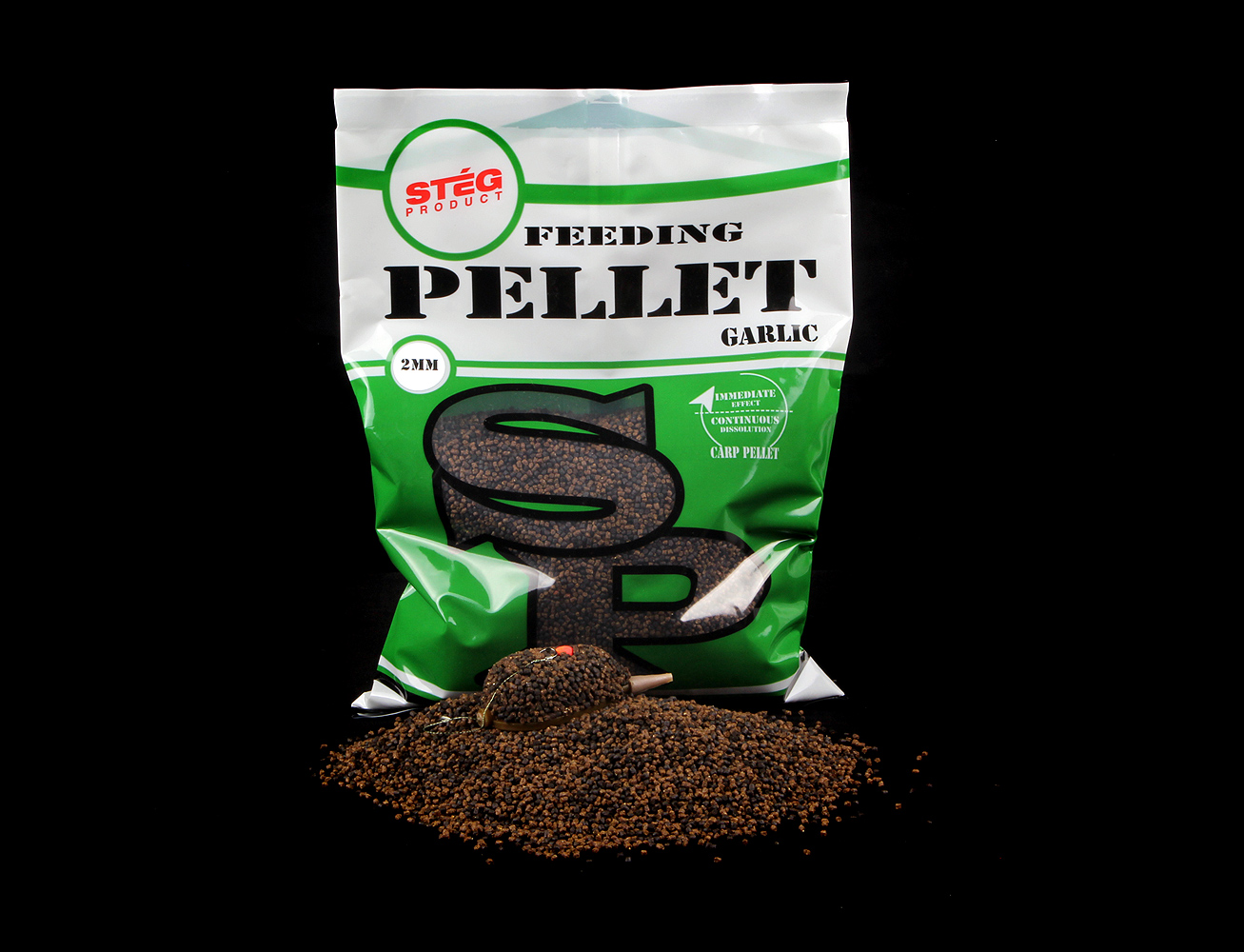 STÉG PRODUCT FEEDING PELLET 2mm GARLIC 800gr
