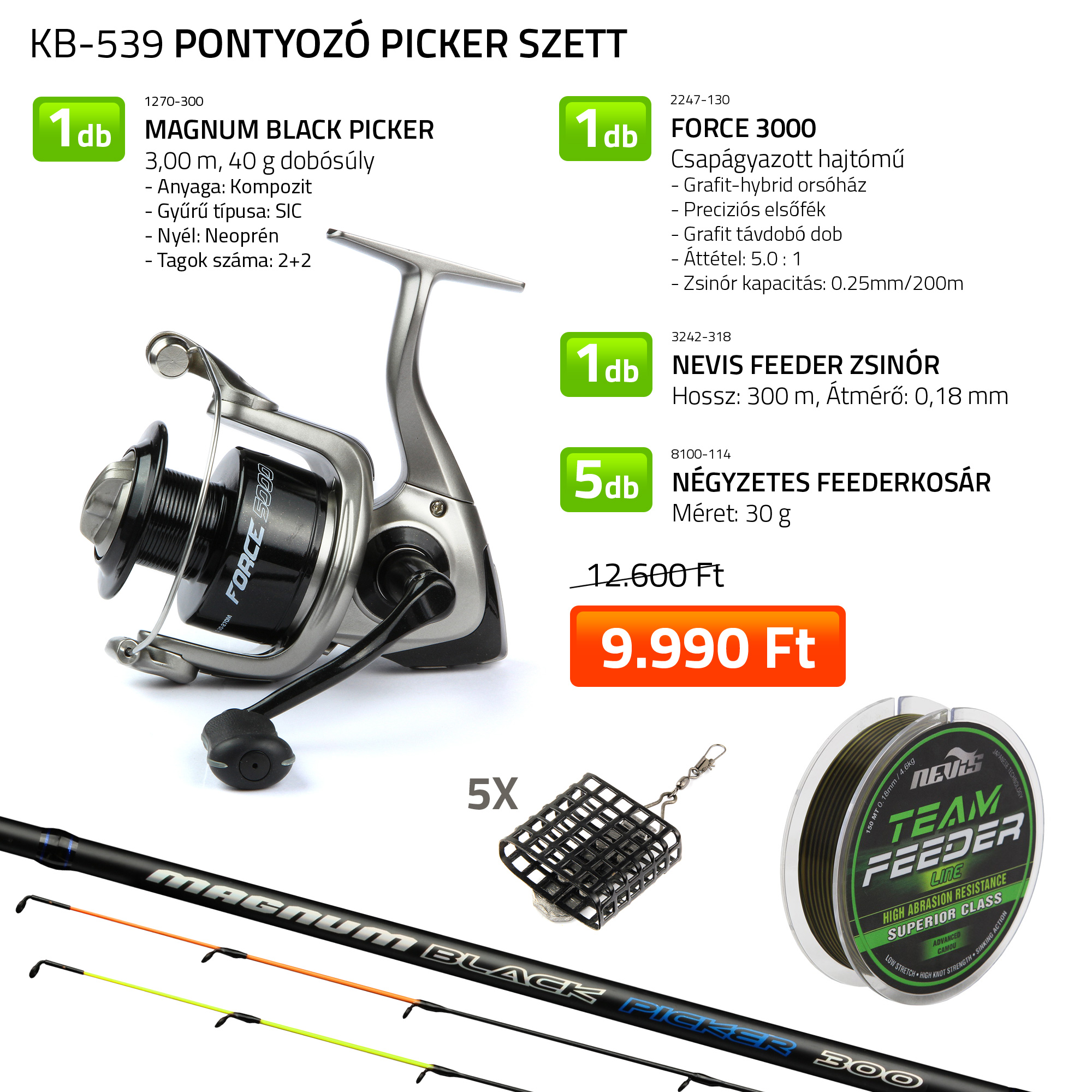 PONTYOZÓ PICKER SZETT PONTYOZÓ PICKER SZETT