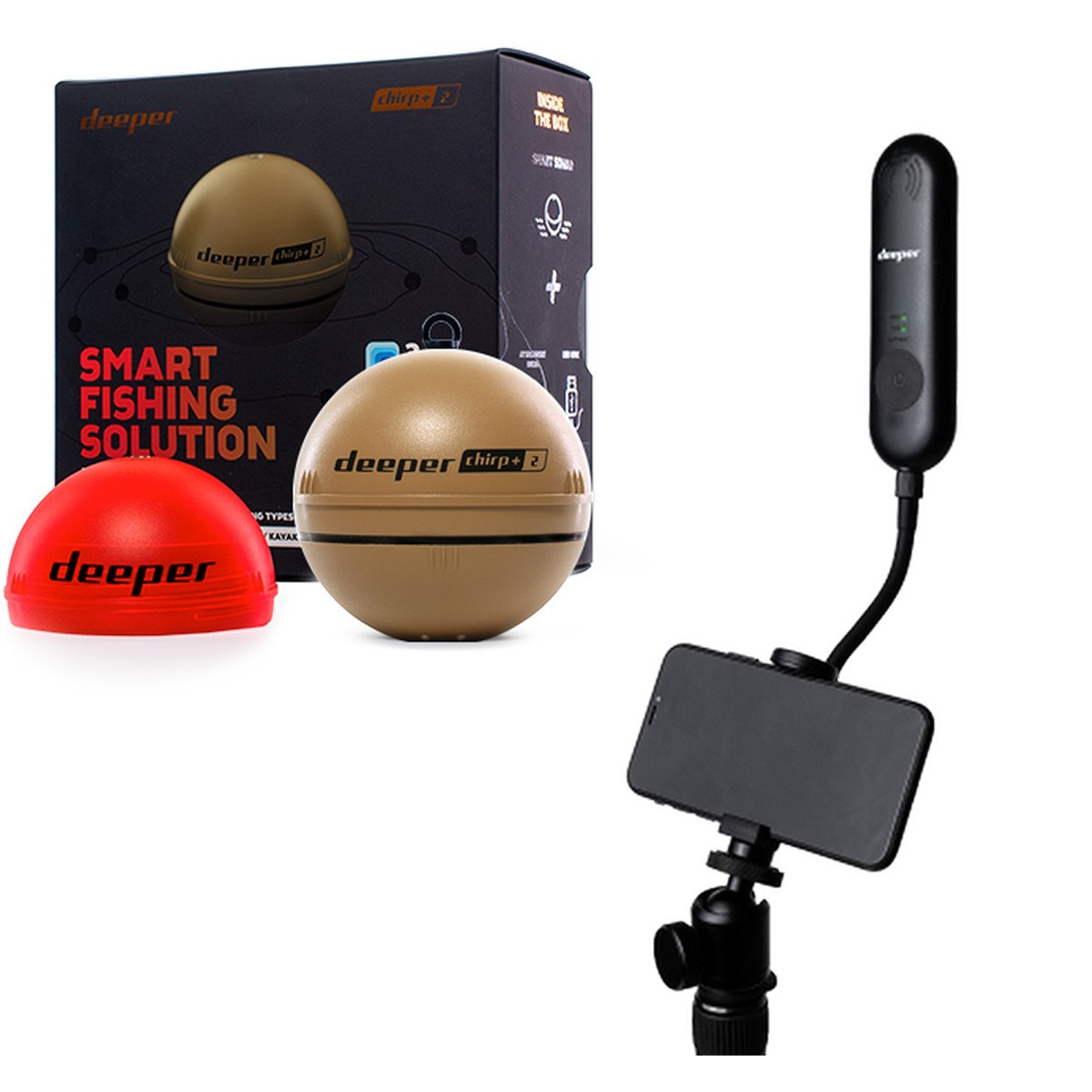 DEEPER SMART SONAR CHIRP+ 2.0 AJÁNDÉK HATÓTÁV NÖVELŐVEL DEEPER SMART SONAR CHIRP+ 2.0 AJÁNDÉK HATÓTÁV NÖVELŐVEL