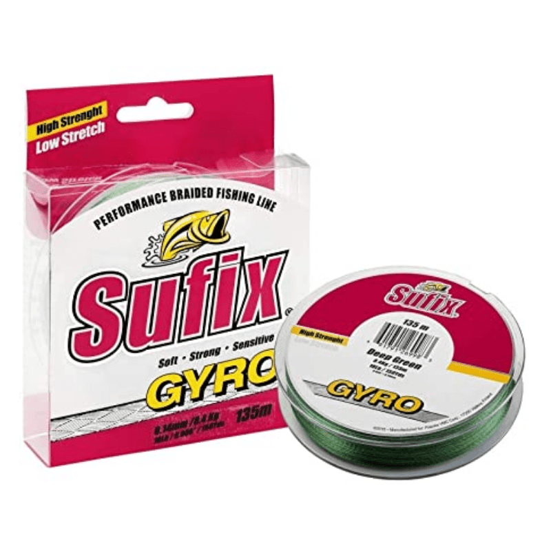 SUFIX GYRO BRAID GREEN 135M 0,26MM