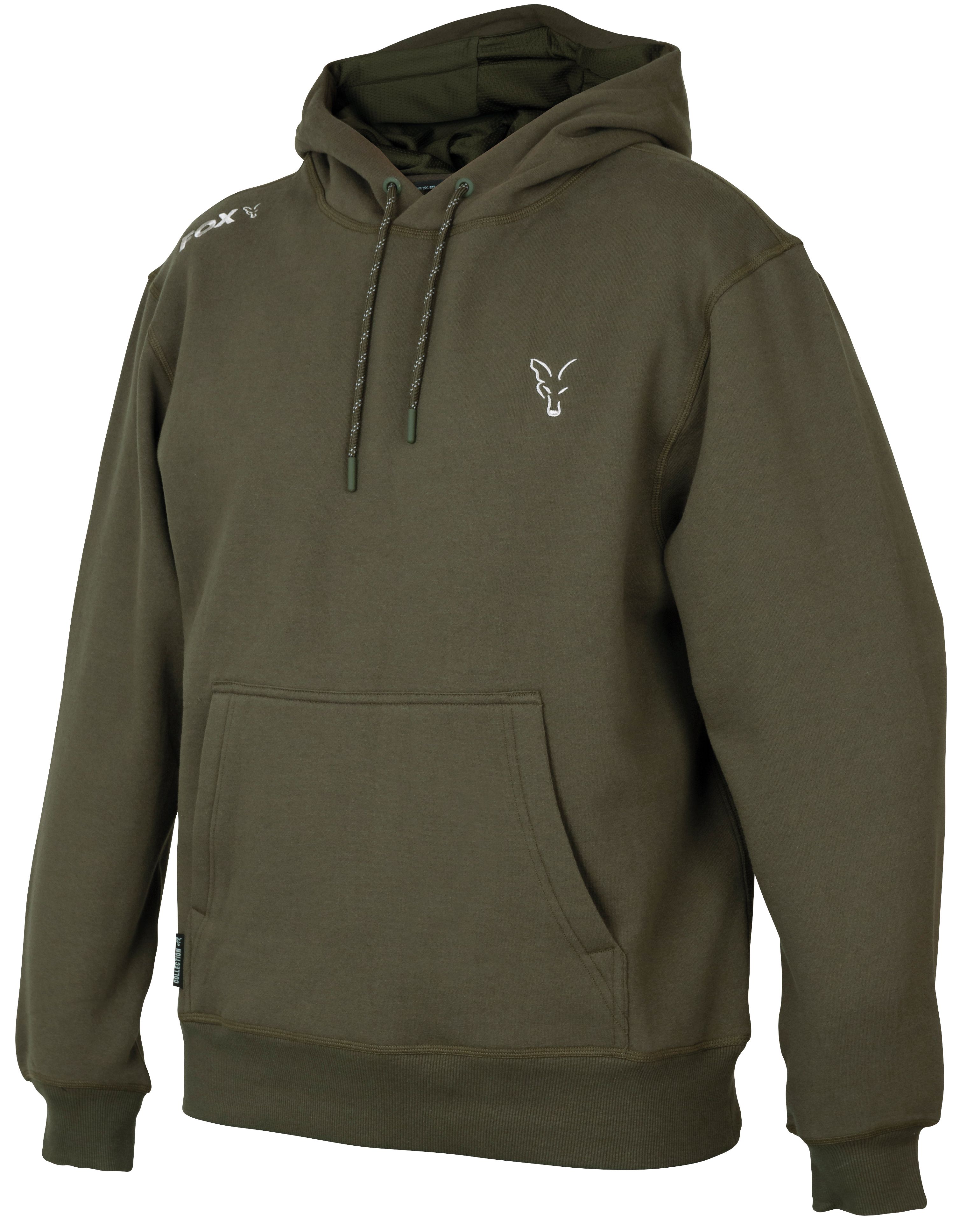FOX COLLECTION GREEN & SILVER HOODIE XXXL