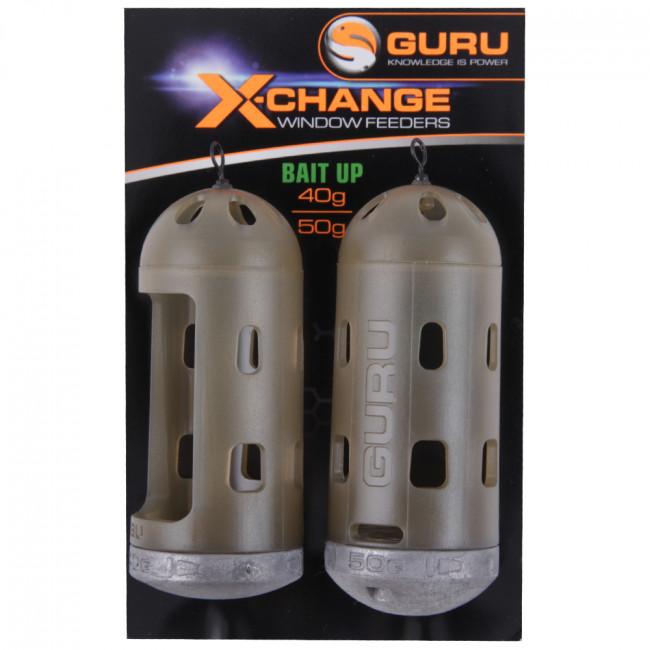 GURU X-CHANGE WINDOW FEEDER BAIT UP 40G ÉS 50G