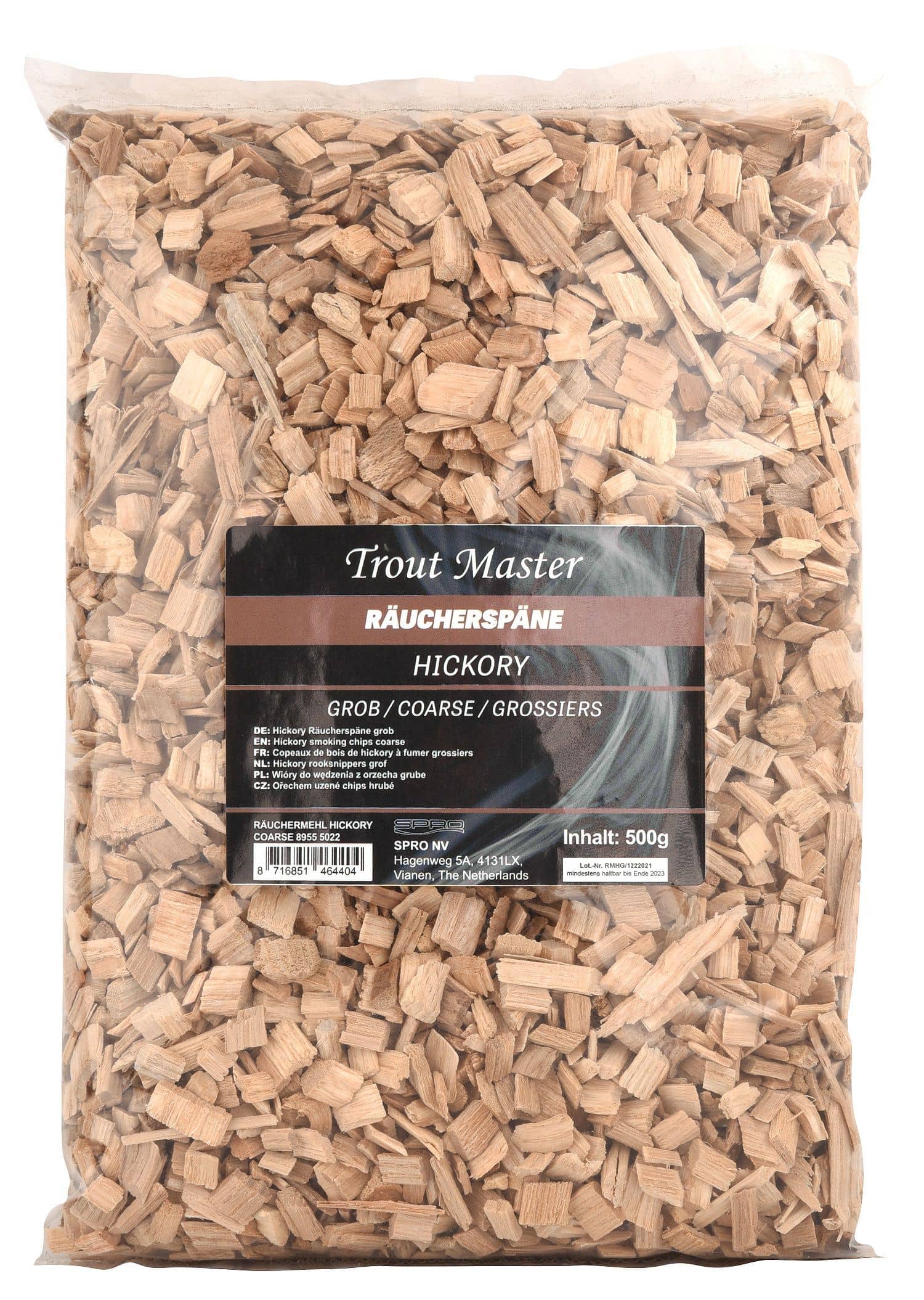 SPRO FŰRÉSZPOR HICKORY 500GR DURVA