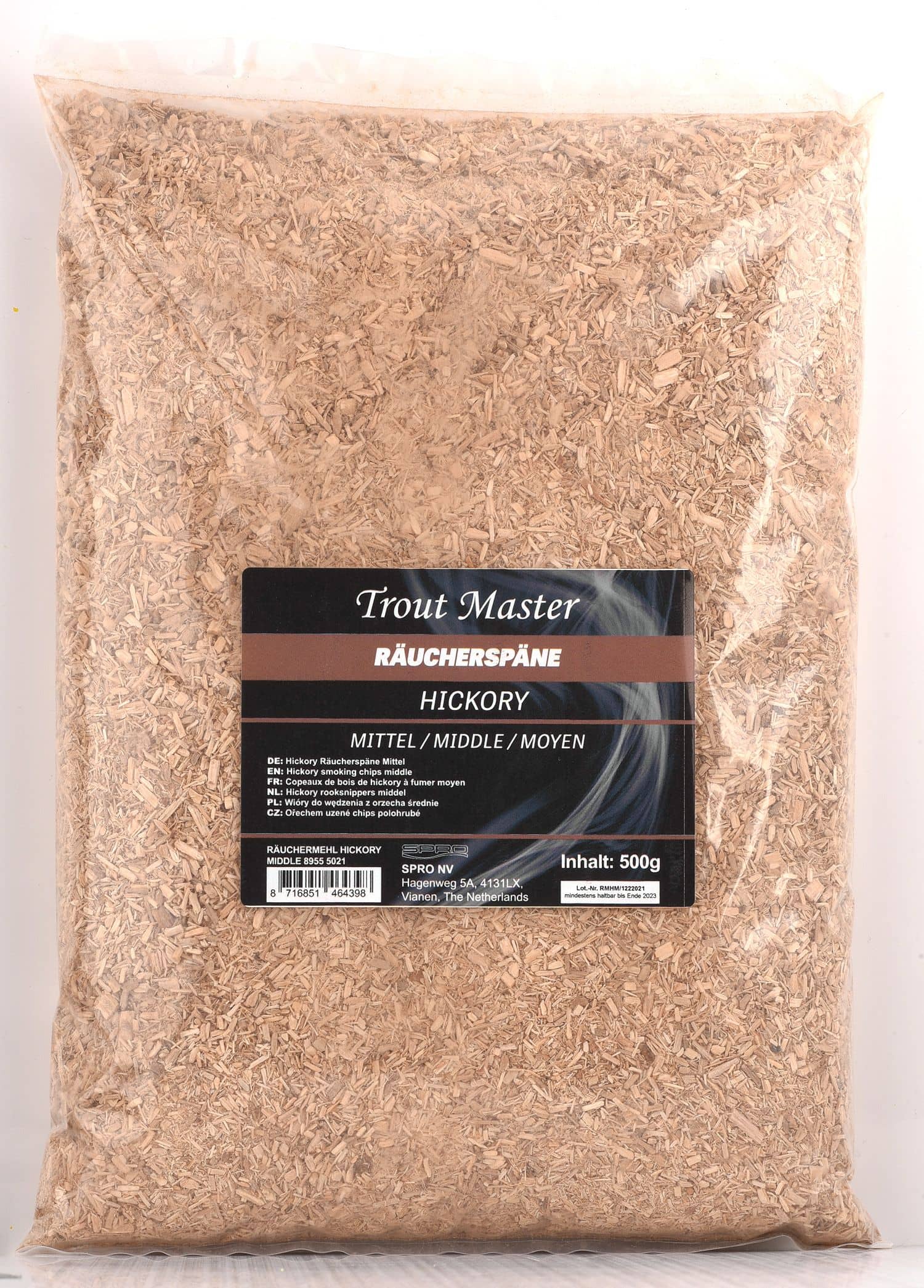 SPRO FŰRÉSZPOR HICKORY 500GR KÖZEPES