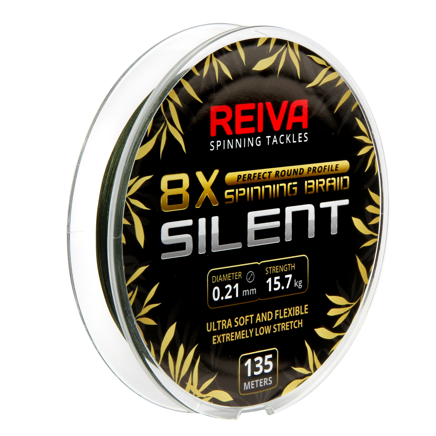 REIVA SILENT 135M CAMOU GREEN 0,23MM