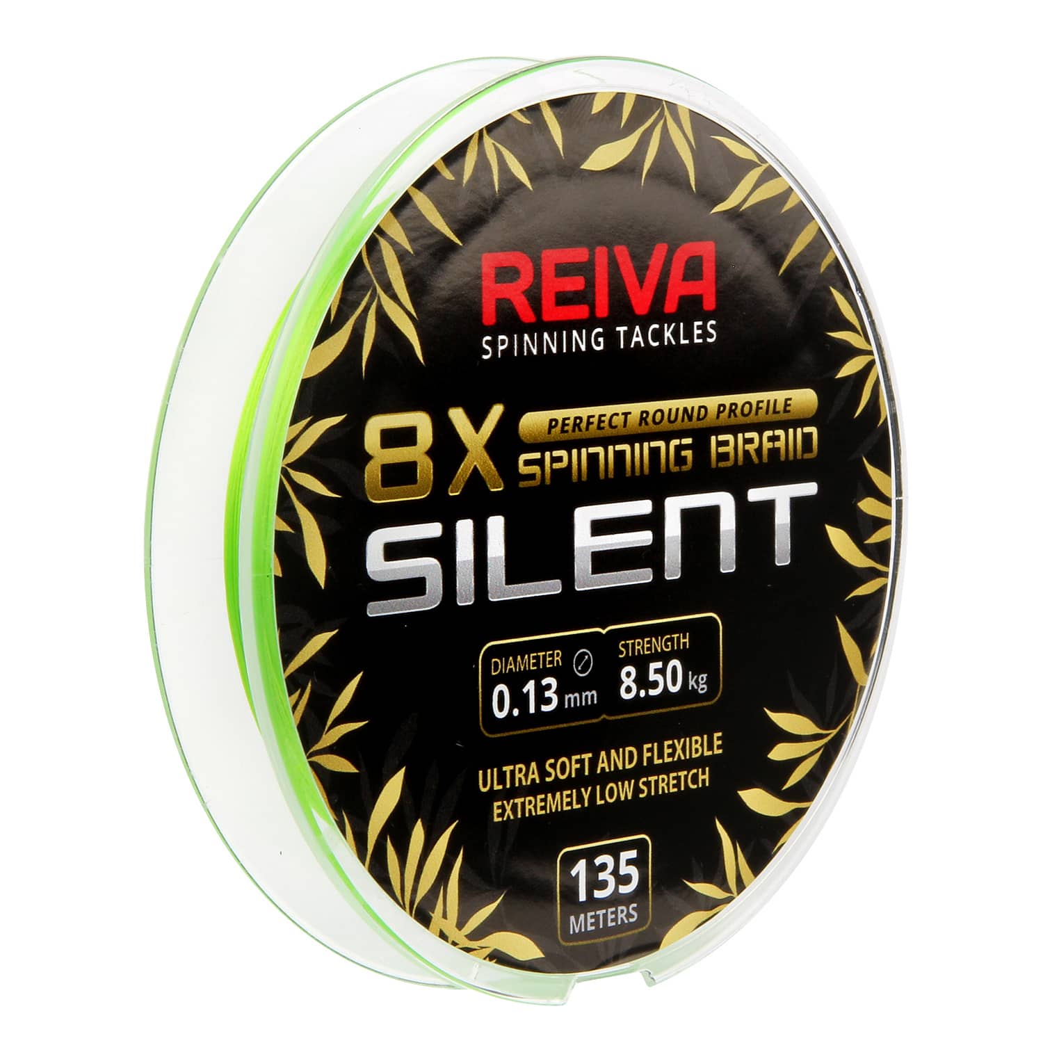 REIVA SILENT 135M FLUO GREEN 0,10MM