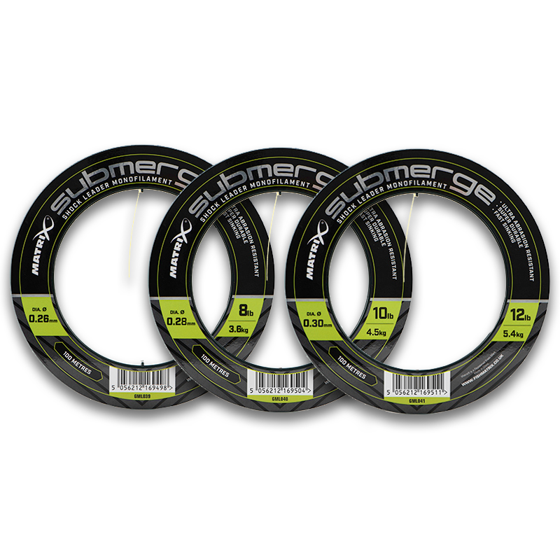 FOX MATRIX SUBMERGE SHOCK LEADER 100M 0,28MM