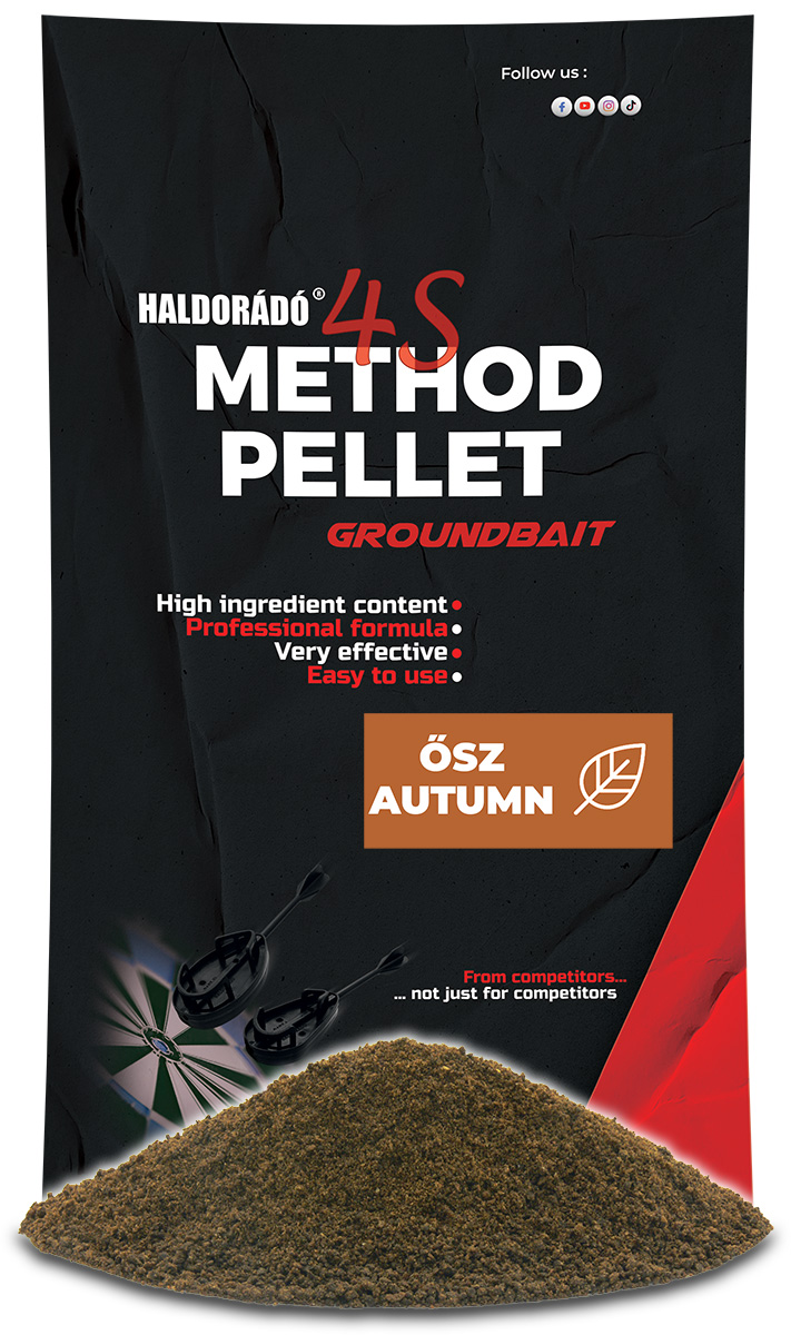 xHALDORÁDÓ 4S METHOD PELLET GROUNDBAIT - ŐSZ