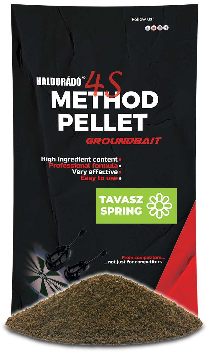 xHALDORÁDÓ 4S METHOD PELLET GROUNDBAIT - TAVASZ