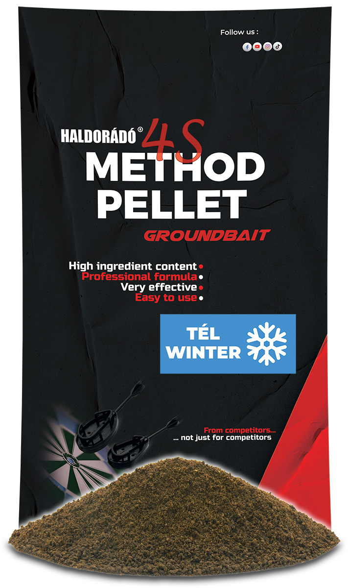 xHALDORÁDÓ 4S METHOD PELLET GROUNDBAIT - TÉL