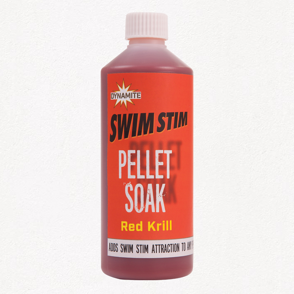 DYNAMITE BAITS SWIM STIM PELLET SOAK - RED KRILL 500 ML