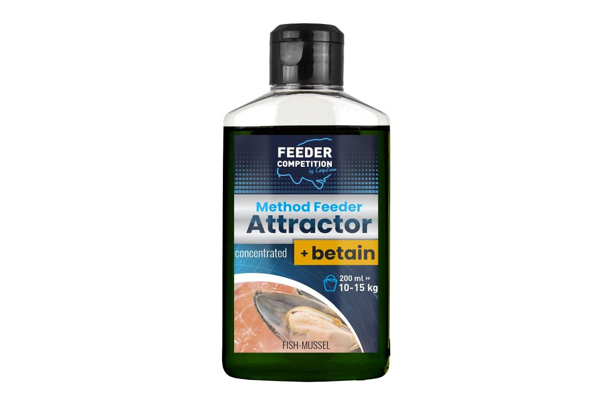 CARP ZOOM METHOD FEEDER ATTRACTOR+ BETAIN 200ML HALAS KAGYLÓS