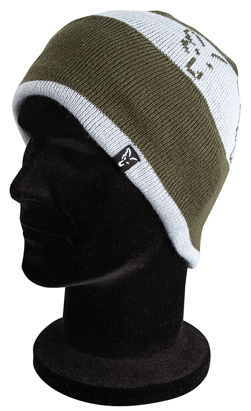FOX COLLECTION GREEN & SILVER BEANIE SAPKA