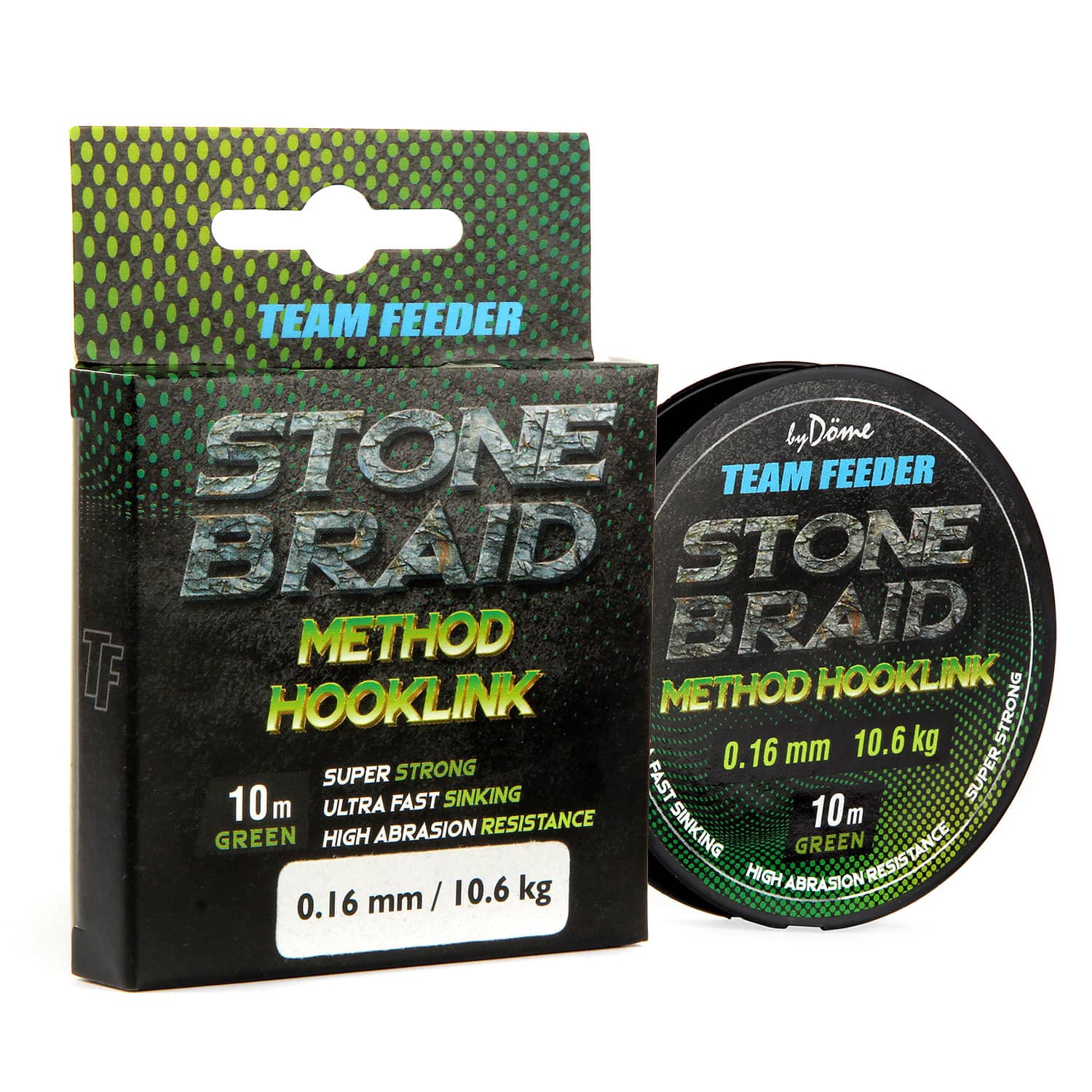 BY DÖME TF STONE BRAID GREEN 10M 0,10MM