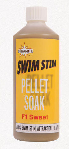 DYNAMITE BAITS SWIM STIM PELLET SOAK - F1 SWEET 500 ML