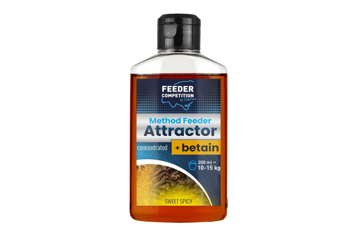 CARP ZOOM METHOD FEEDER ATTRACTOR+  BETAIN 200ML ÉDES FŰSZER
