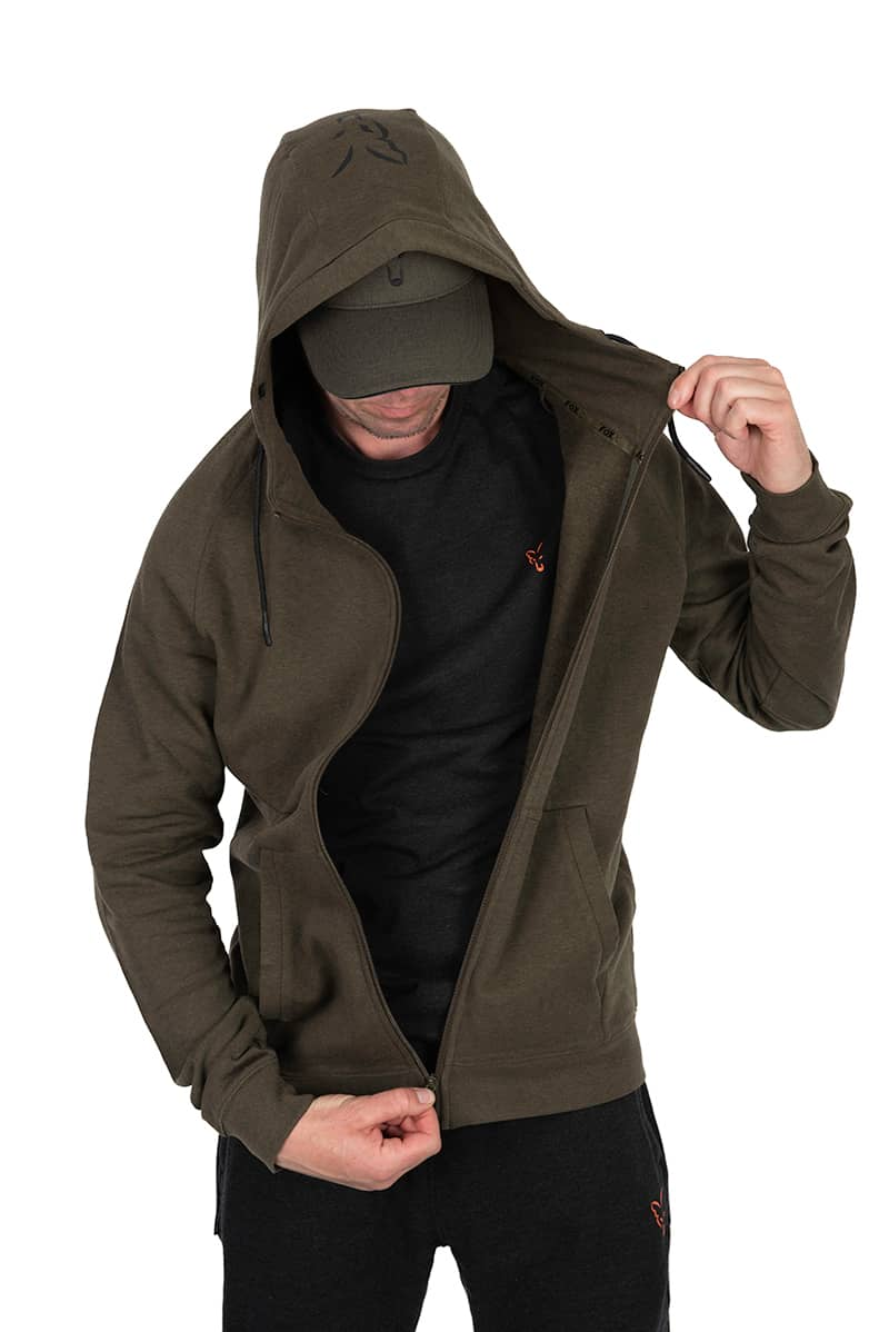 FOX LW HOODY GREEN & BLACK - XXXL