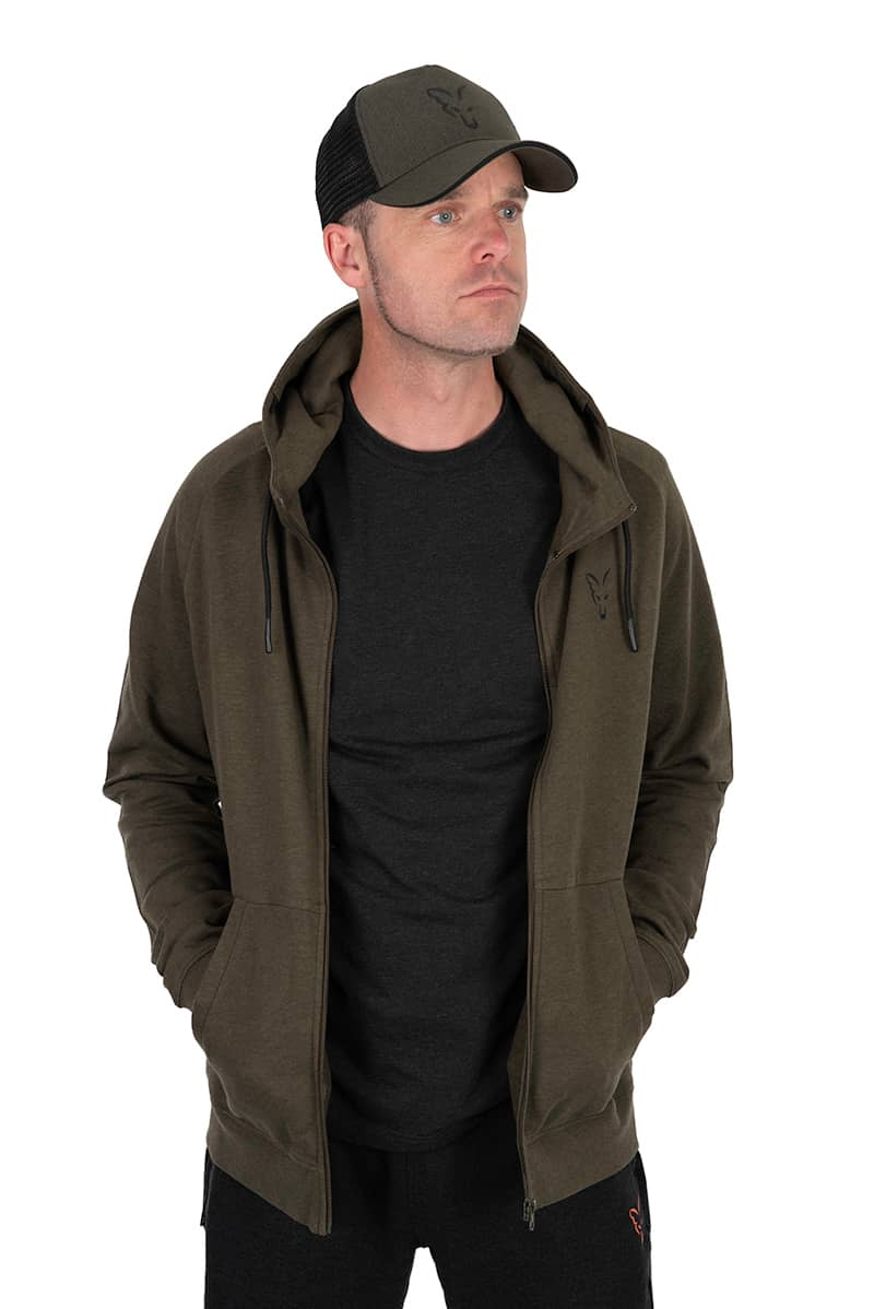 FOX LW HOODY GREEN & BLACK - XXXL