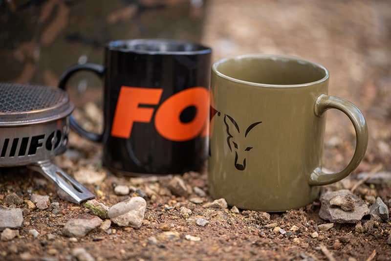 FOX BLACK & ORANGE CERAMIC MUGS 350ML