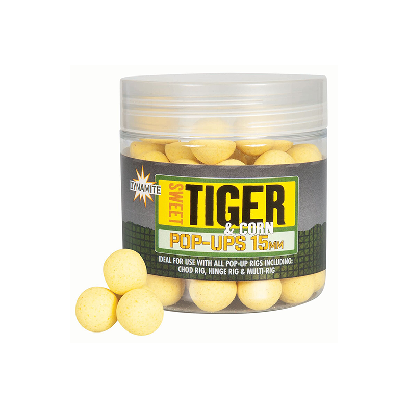 DYNAMITE BAITS SWEET TIGER & CORN POP-UP 15MM