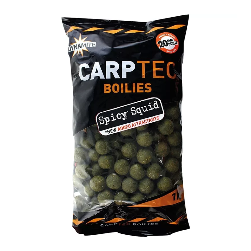 DYNAMITE BAITS CARP TEC  SPICY SQUID 20 MM 1 KG