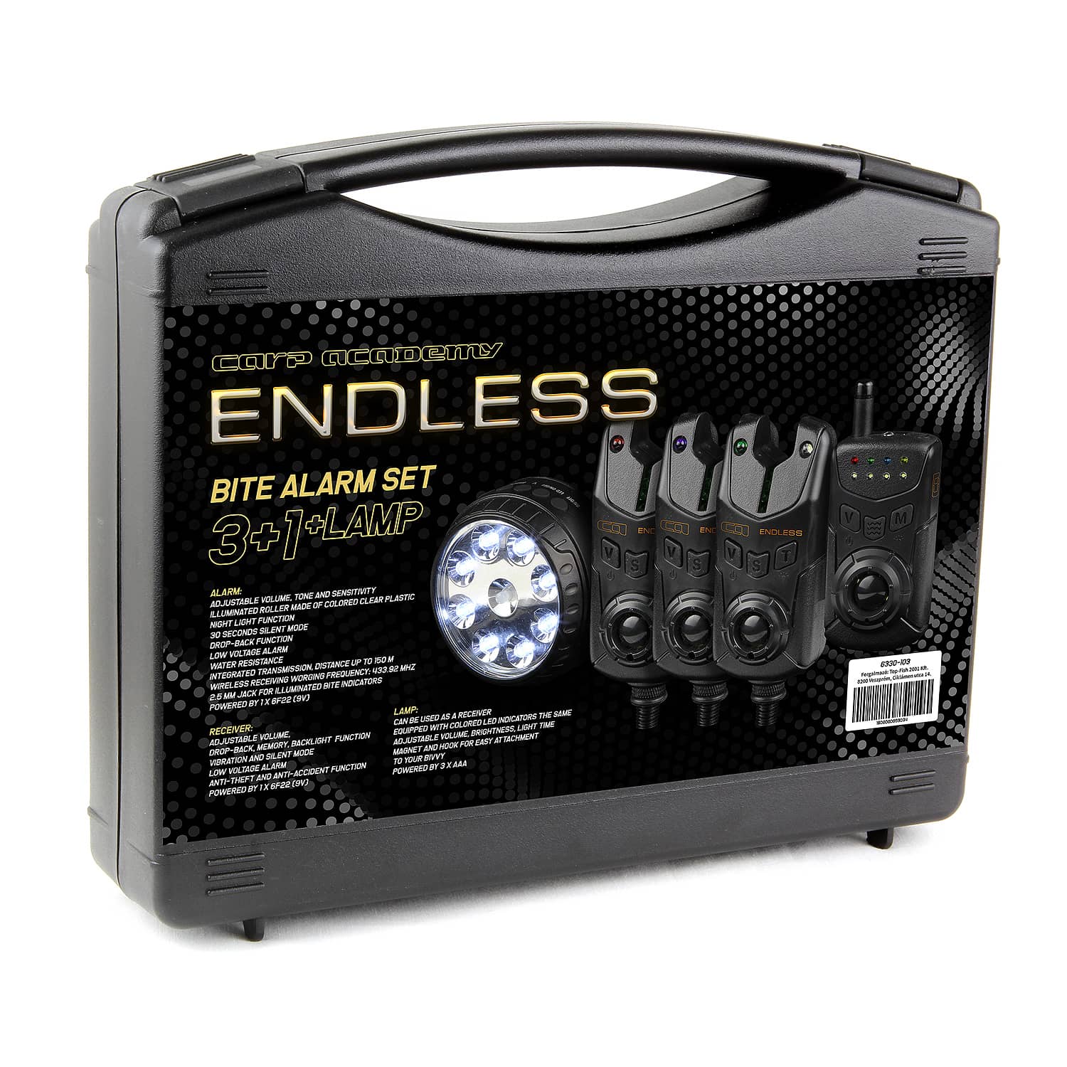 CARP ACADEMY ENDLESS ELEKTROMOS KAPÁSJELZŐ 3+1+SÁTORLÁMPA