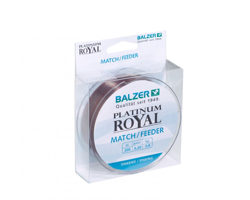 BALZER PLATINUM ROYAL MATCH/FEEDER SINKING 200M 0,18MM