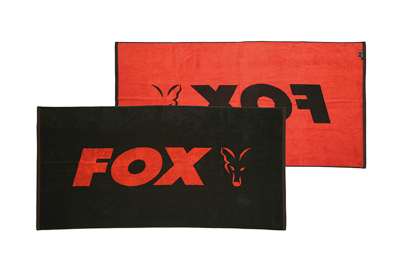 FOX BEACH TOWEL BLACK-ORANGE FOX BEACH TOWEL BLACK-ORANGE