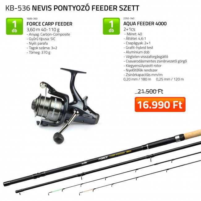 NEVIS PONTYOZÓ FEEDER SZETT NEVIS PONTYOZÓ FEEDER SZETT