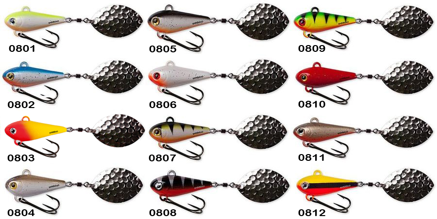 SPINMAD TAIL SPINNERS WIR 10G 0801