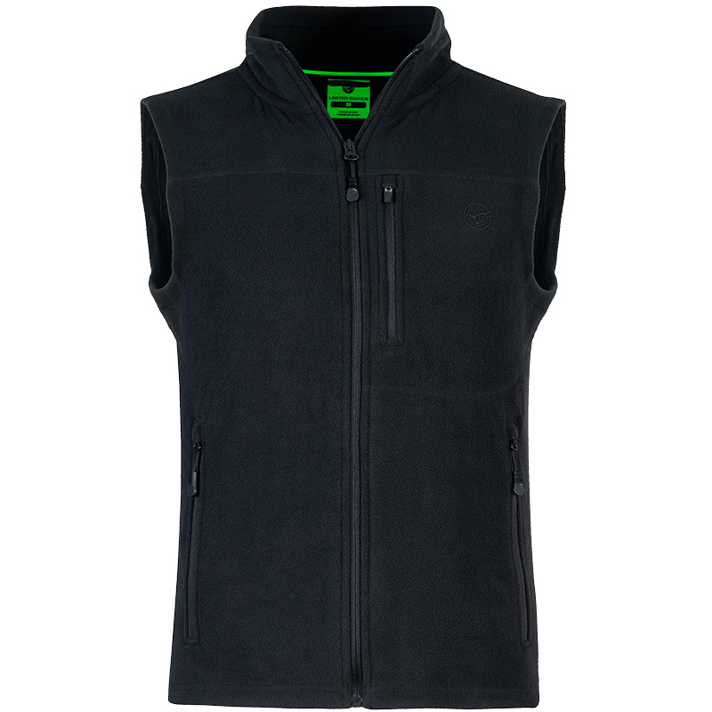 KORDA FLEECE GILET BLACK M