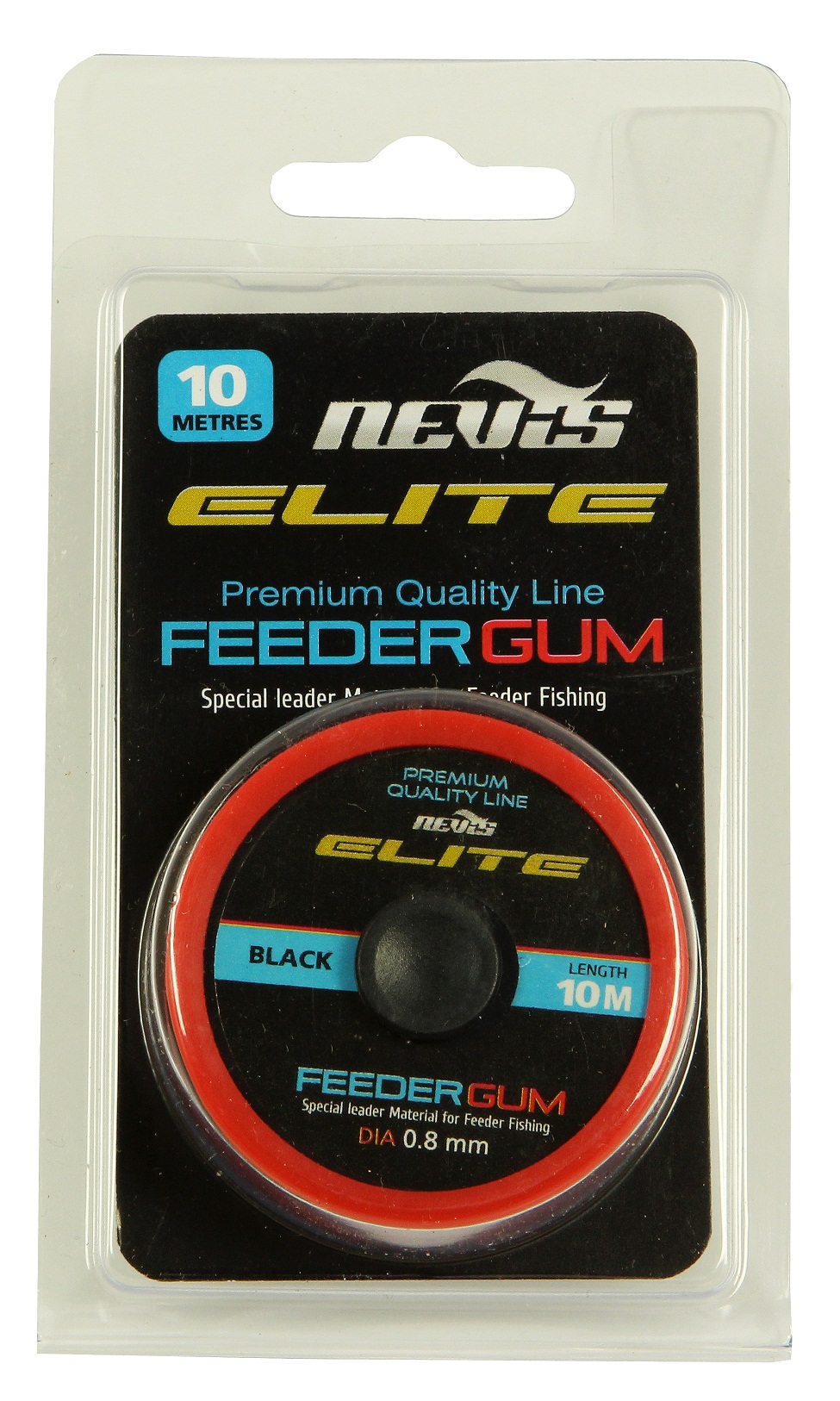 NEVIS ELIT BLACK FEEDER GUMI 0,6mm 10m