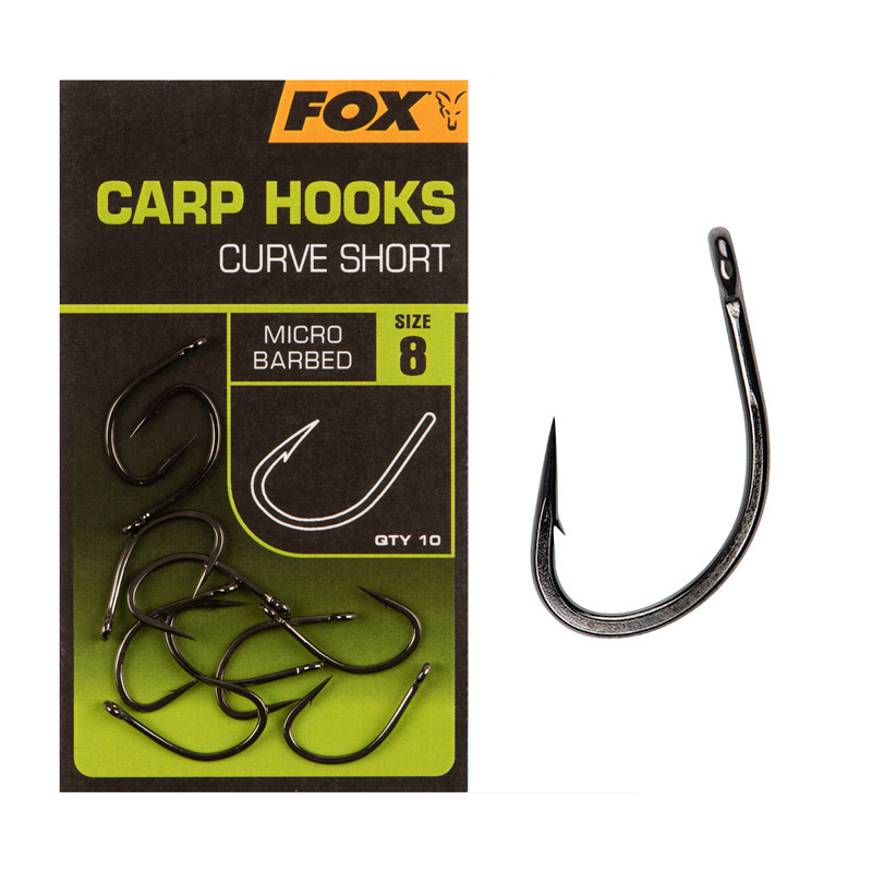 FOX CARP HOOKS CURVE SHANK SHORT 4