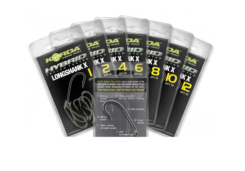 KORDA LONG SHANK X 8