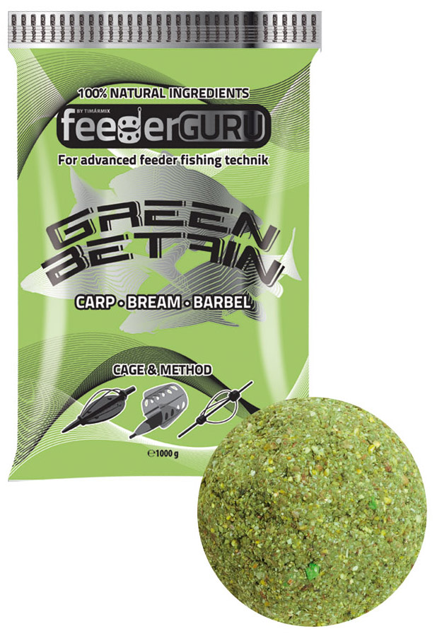 TIMÁR FEEDER GURU 1KG GREEN BETAIN