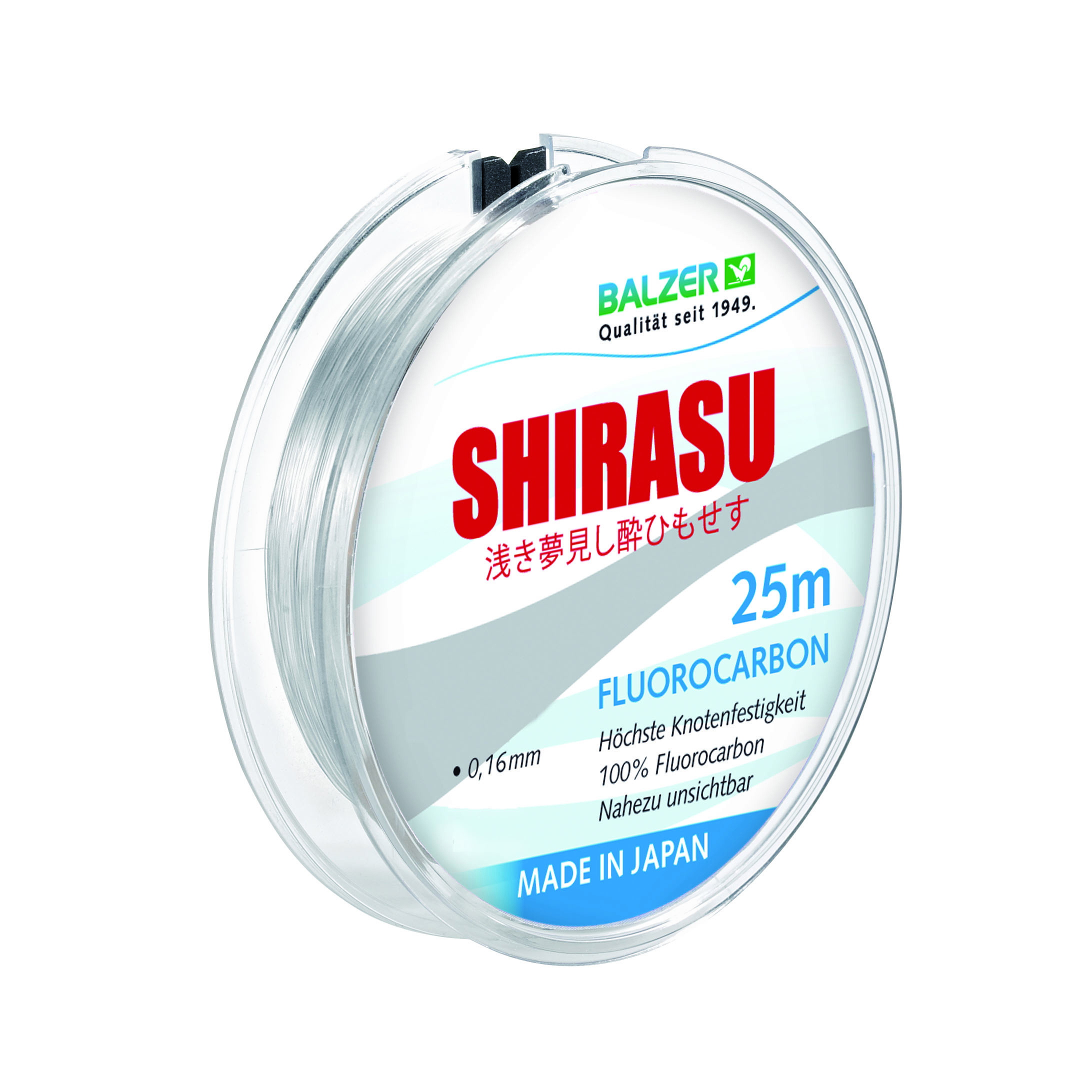 BALZER SHIRASU FLUOROCARBON 25M 0,20 MM