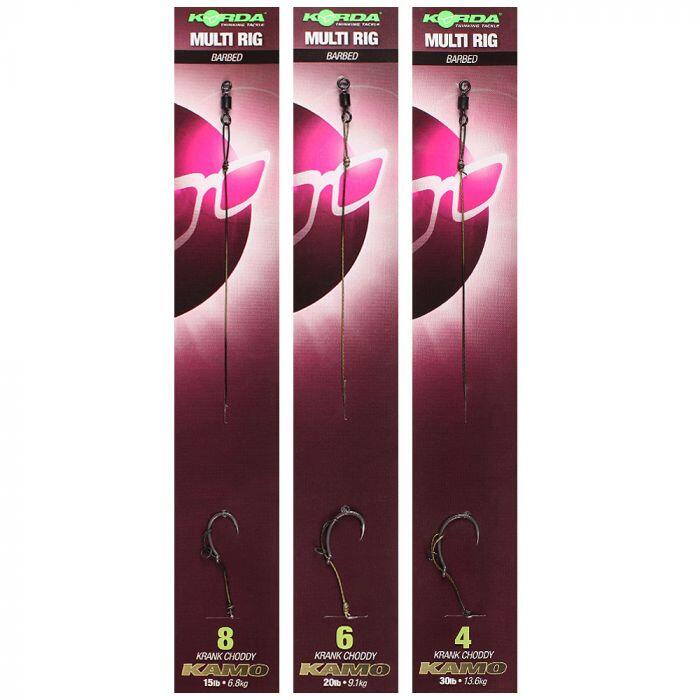 KORDA MULTI RIG SIZE 6 KRANK CHODDY - KAMO 20LB