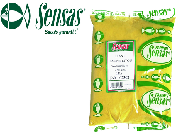 SENSAS LIANT JAUNE - LITOU 1KG