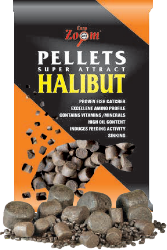 CARP ZOOM FEEDING HALIBUT PELLET TELI 800gr 2mm