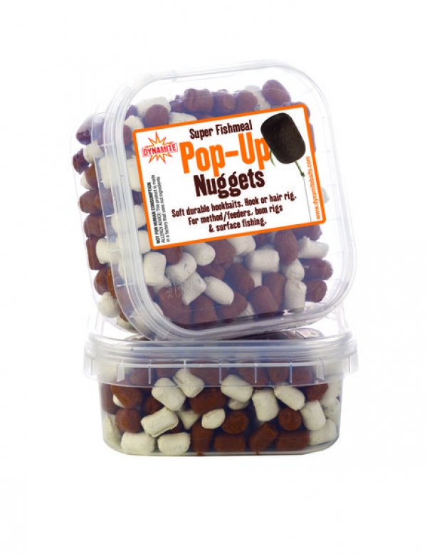 DYNAMITE BAITS POP-UP PELLET SUPER FISHMEAL FEHÉR/BARNA