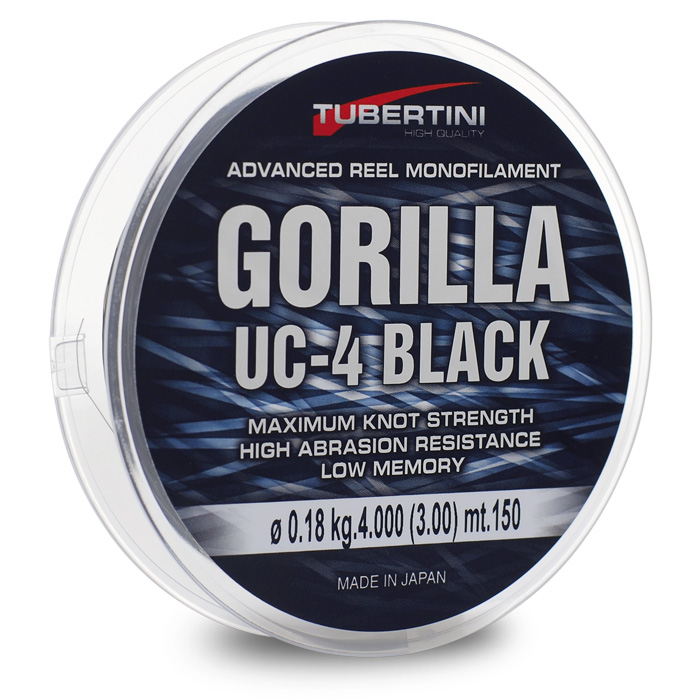 TUBERTINI GORILLA UC-4 BLACK 150M 0,22MM