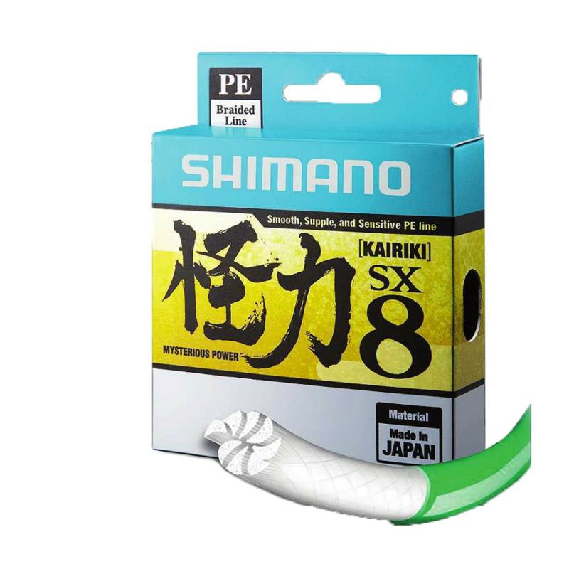 SHIMANO KAIRIKI 8 SZÁLAS MANTIS GREEN 150m 0,35mm