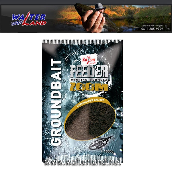 CARP ZOOM FEEDER ZOOM ETETŐANYAG 1KG TIGRIS-HAL-HALIBUT