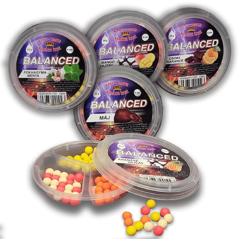 KING BAITS DUO BALANCED BOILIE 8MM MANGÓ - VAJSAV